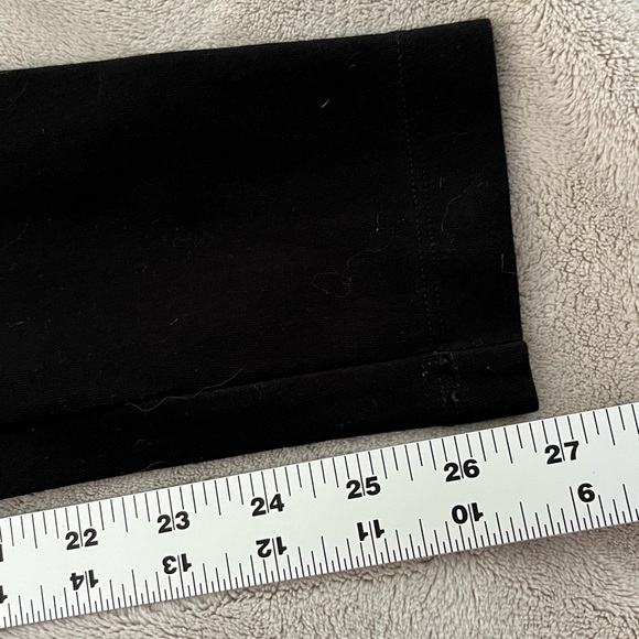 Vince Mid Rise Leggings Black Stretch Pull On Size Small Minimalist Contemporary - Picture 16 of 16
